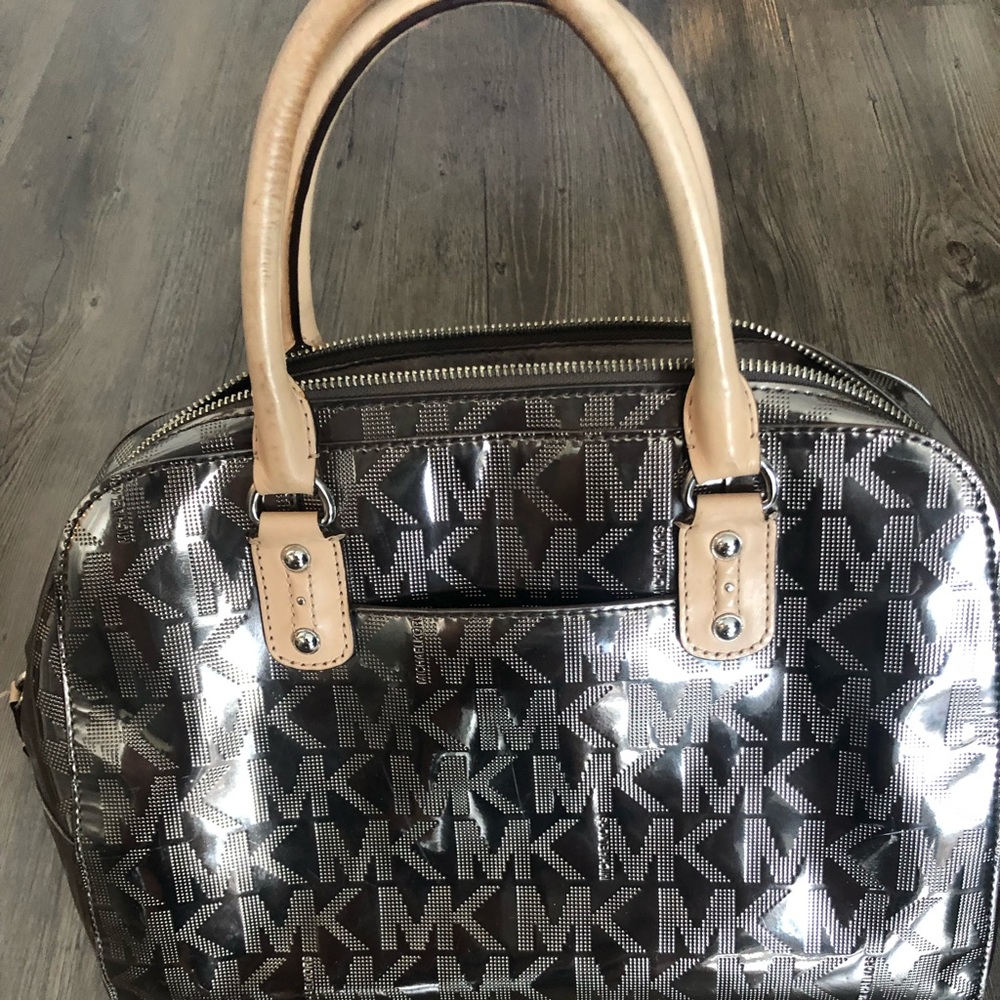 Michael Kors Metallic tote purse